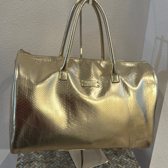 Handbags - Michael Kors Gold Duffle Bag